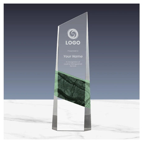 BYFT005776 BYFT Vertical Shaped Crystal and Marble Award Set of 01 CR 36 B.webp
