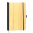 BYFT005783 BYFT A5 Bamboo Notebook with Pen loop and Paper Maker Set of 01 MBBM BLK A5 A.webp