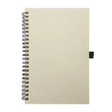 BYFT005784 BYFT A5 Dirty White Milk Paper Spiral Notebook 70 Sheet 80 Gsm Set of 01 RNP 13 A.webp