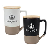 BYFT005802 BYFT 15 Oz Matt Black Mug with Special Handle and Brown Clay Bottom Set of 01 TM 025 D.webp