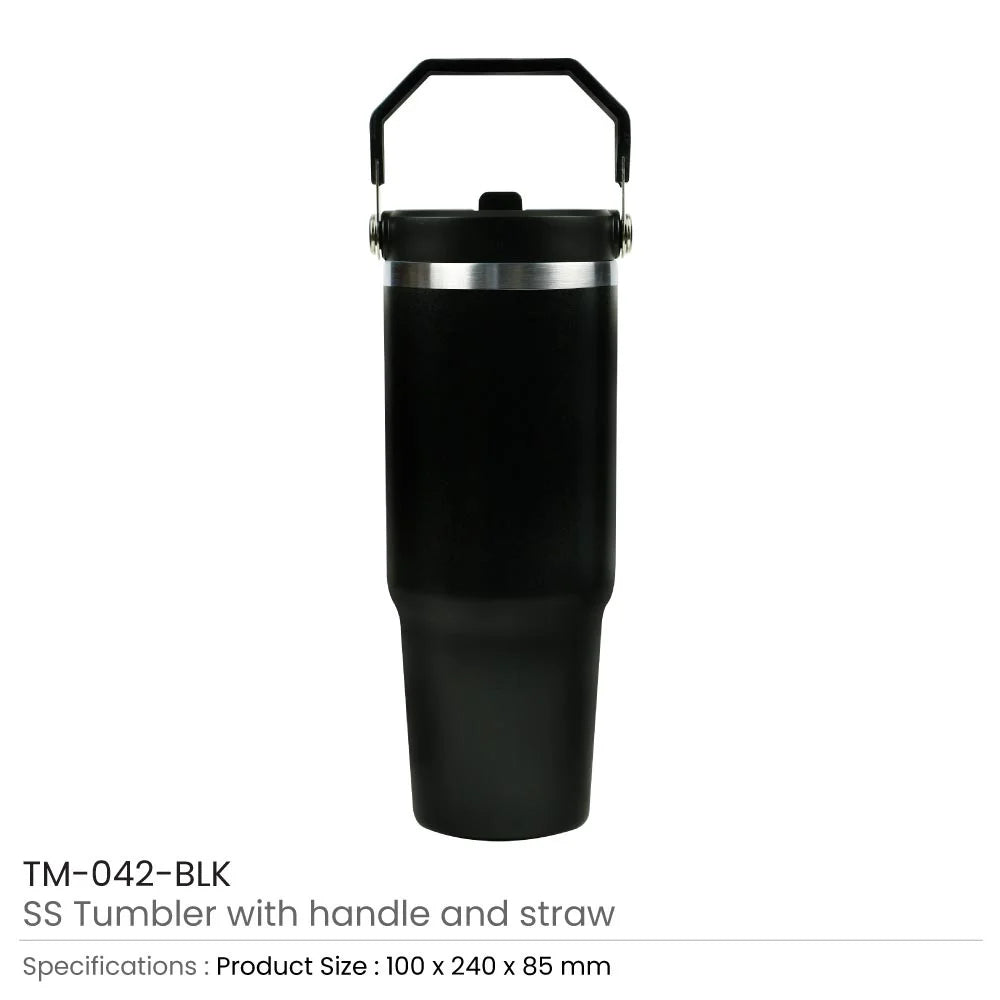 BYFT005806 BYFT Double Wall White Vacuum SS Insulated Tumbler with Handle and Straw Set of 01 TM 043 A.webp