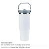 BYFT005806 BYFT Double Wall White Vacuum SS Insulated Tumbler with Handle and Straw Set of 01 TM 043 B.webp