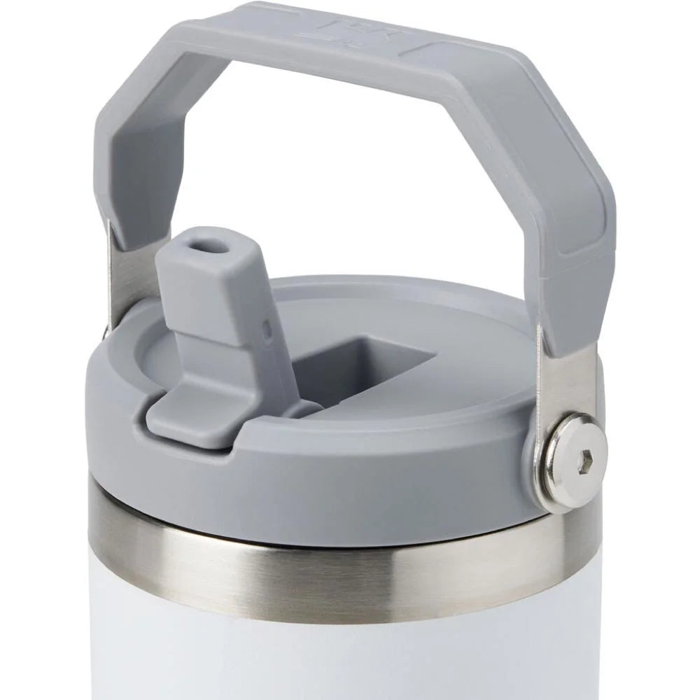 BYFT005806 BYFT Double Wall White Vacuum SS Insulated Tumbler with Handle and Straw Set of 01 TM 043 C.webp