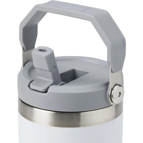BYFT005806 BYFT Double Wall White Vacuum SS Insulated Tumbler with Handle and Straw Set of 01 TM 043 C.webp