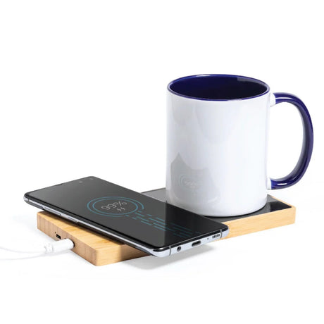 BYFT005819 BYFT Bamboo Wireless Charger with Mug Warmer Set of 01 WCP BM7 A.webp