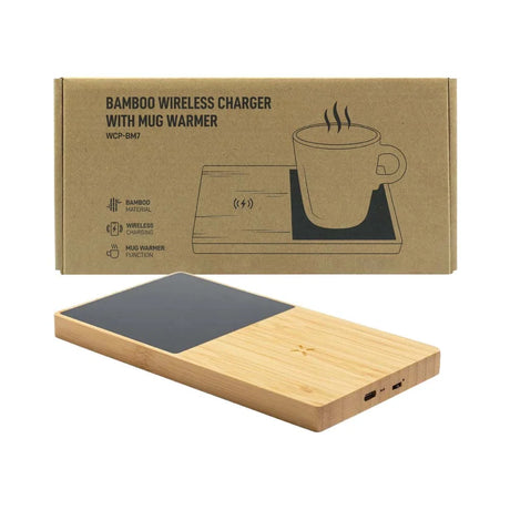 BYFT005819 BYFT Bamboo Wireless Charger with Mug Warmer Set of 01 WCP BM7 D.webp