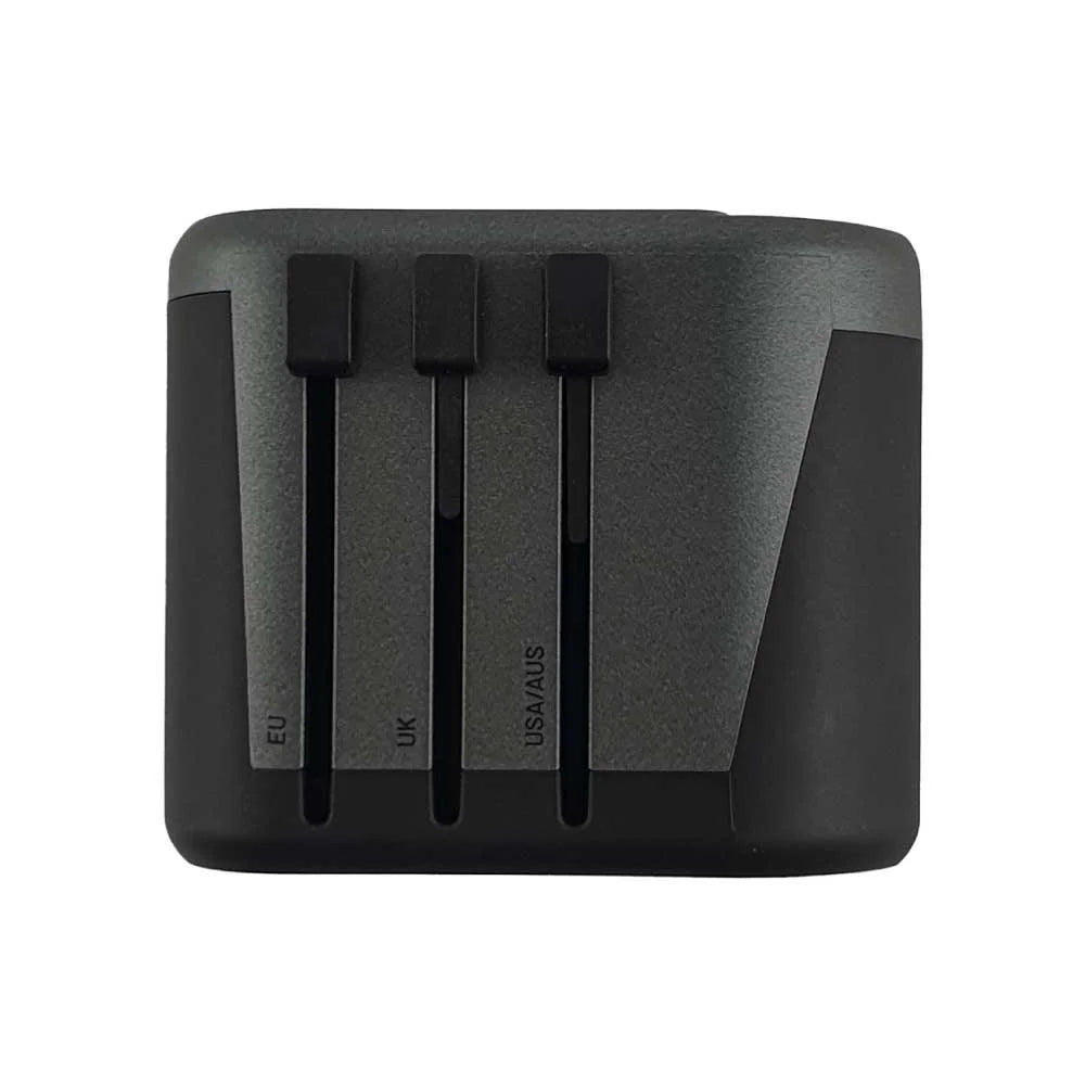 BYFT005825 BYFT Black Universal Travel Adaptor Set of 01 JU TA 004 BK A.webp