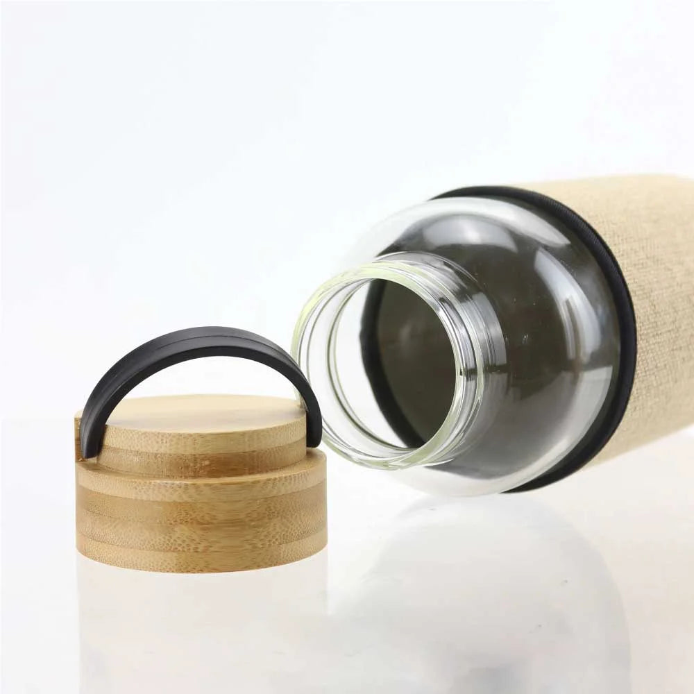 BYFT005829 BYFT Glass Bottle with Bamboo Lid and Eco Sleeve Set of 01 TM 034 NAT A.webp
