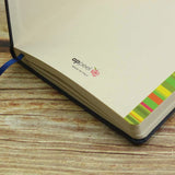 BYFT005830 BYFT A5 Appeel Black PU Notebook with Elastic Band Pen Loop Bookmark Set of 01 MBAPP C.webp