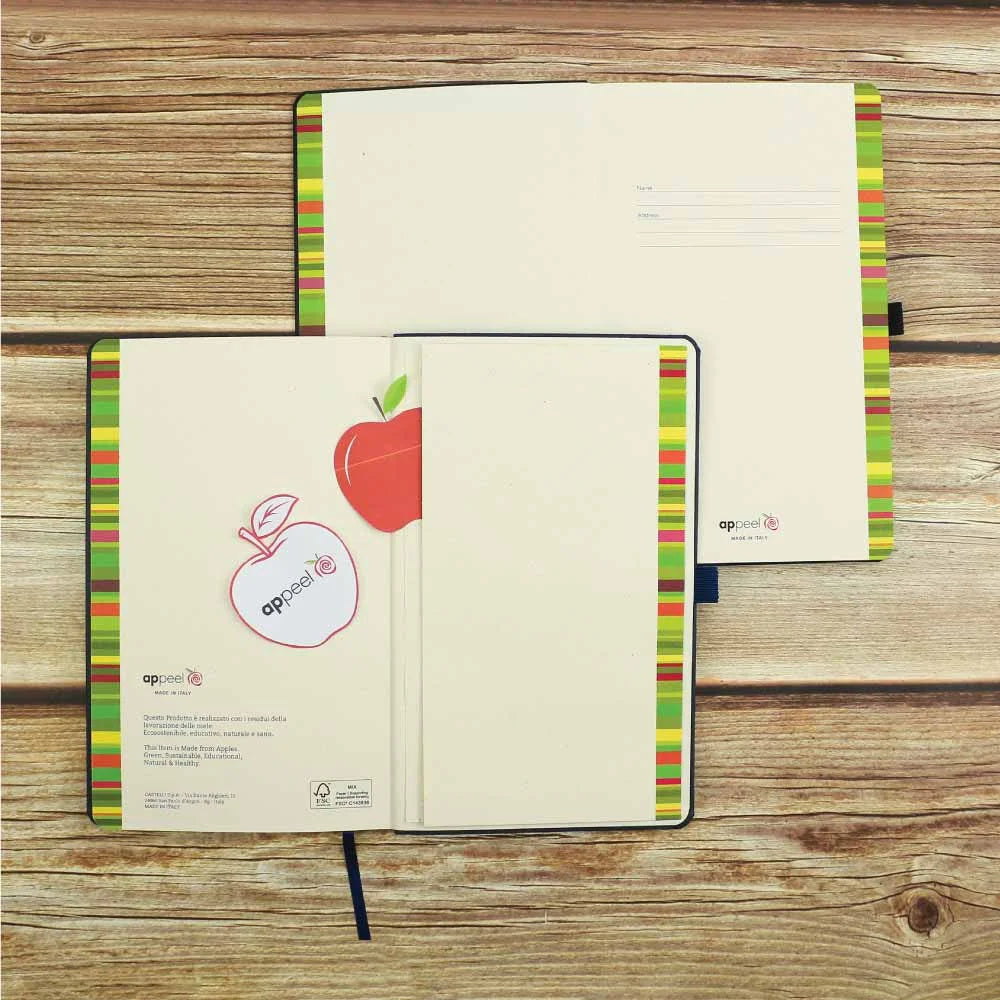 BYFT005832 BYFT A5 Appeel Grey PU Notebook with Elastic Band Pen Loop Bookmark Set of 01 MBAPP A.webp
