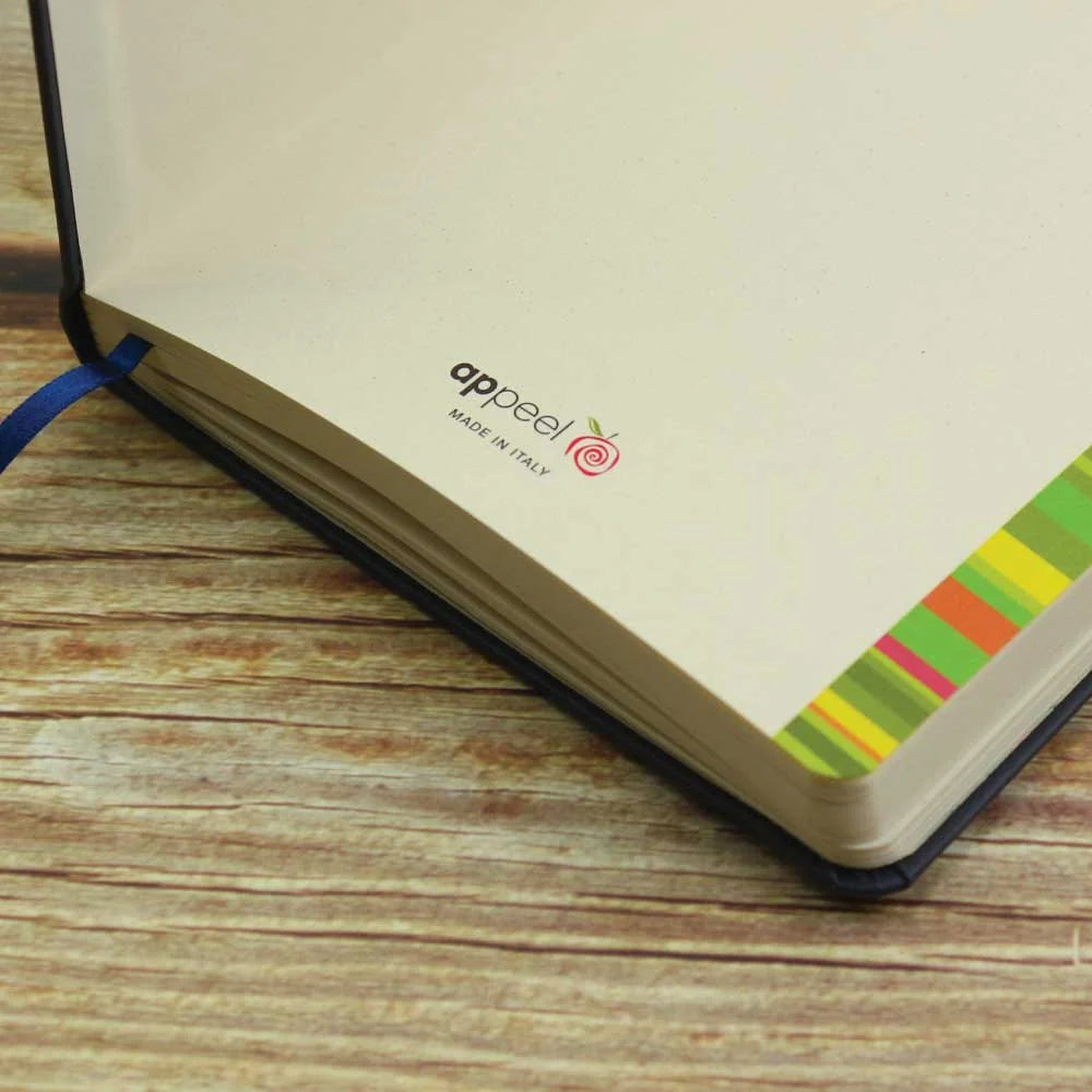 BYFT005832 BYFT A5 Appeel Grey PU Notebook with Elastic Band Pen Loop Bookmark Set of 01 MBAPP C.webp