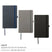 BYFT005832 BYFT A5 Appeel Grey PU Notebook with Elastic Band Pen Loop Bookmark Set of 01 MBAPP.webp