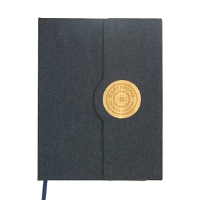 BYFT005834 BYFT A5 RPET Dark Blue Fabric Notebook Set of 01 MBRPET C