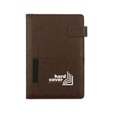 BYFT005840 BYFT A5 Dorniel Grey PU Notebook with Front Pocket and Magnetic Flap Set of 01 MBD 06 C.webp