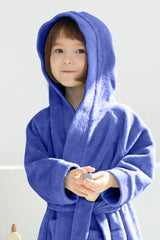 BYFT Daffodil 06 Year Kids Hooded Bathrobe Luxury Cotton Soft, Absorbent, Quick-Dry