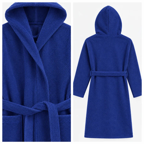 BYFT Daffodil Kids Hooded Bathrobe Luxury Cotton Soft, Absorbent, Quick-Dry