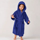 BYFT Daffodil Kids Hooded Bathrobe Luxury Cotton Soft, Absorbent, Quick-Dry