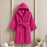 BYFT Daffodil Kids Hooded Bathrobe Luxury Cotton Soft, Absorbent, Quick-Dry