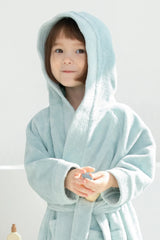 BYFT Daffodil 06 Year Kids Hooded Bathrobe Luxury Cotton Soft, Absorbent, Quick-Dry