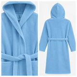BYFT Daffodil Kids Hooded Bathrobe Luxury Cotton Soft, Absorbent, Quick-Dry