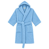 BYFT Daffodil Kids Hooded Bathrobe Luxury Cotton Soft, Absorbent, Quick-Dry