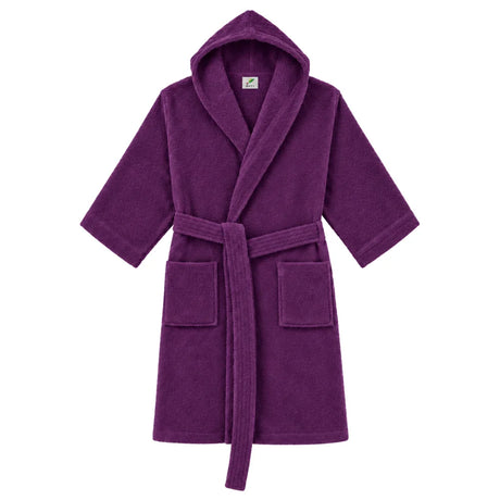 BYFT Daffodil Kids Hooded Bathrobe Luxury Cotton Soft, Absorbent, Quick-Dry