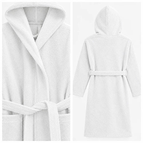 BYFT Daffodil Kids Hooded Bathrobe Luxury Cotton Soft, Absorbent, Quick-Dry
