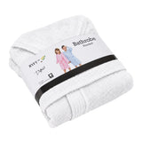 BYFT Daffodil Kids Hooded Bathrobe Luxury Cotton Soft, Absorbent, Quick-Dry