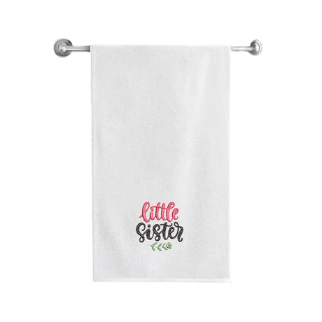 BYFT007773 EMBROIDERED FOR YOU Bath Towel White Set of 1