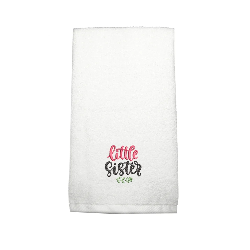 BYFT007774 EMBROIDERED FOR YOU Hand Towel White Set of 1
