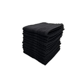 BYFT Daffodil Cotton Towel Black Luxury - Soft, Absorbent, Quick-Dry, 500 GSM Bath Towel Set