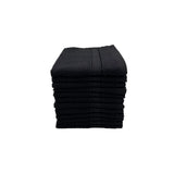 BYFT Daffodil Cotton Towel Black Luxury - Soft, Absorbent, Quick-Dry, 500 GSM Bath Towel Set