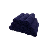 BYFT Daffodil Cotton Towel Navy Blue Luxury - Soft, Absorbent, Quick-Dry, 500 GSM Bath Towel Set