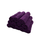 BYFT Daffodil Cotton Towel Purple Luxury - Soft, Absorbent, Quick-Dry, 500 GSM Bath Towel Set