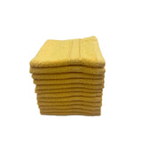 BYFT Daffodil Cotton Towel Yellow Luxury - Soft, Absorbent, Quick-Dry, 500 GSM Bath Towel Set