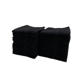 BYFT Daffodil Cotton Towel Black Luxury - Soft, Absorbent, Quick-Dry, 500 GSM Bath Towel Set