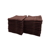 BYFT Daffodil Cotton Towel Brown Luxury - Soft, Absorbent, Quick-Dry, 500 GSM Bath Towel Set