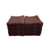 BYFT Daffodil Cotton Towel Brown Luxury - Soft, Absorbent, Quick-Dry, 500 GSM Bath Towel Set