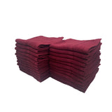 BYFT Daffodil Cotton Towel Burgundy Luxury - Soft, Absorbent, Quick-Dry, 500 GSM Bath Towel Set