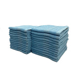 BYFT Daffodil Cotton Towel Light Blue Luxury - Soft, Absorbent, Quick-Dry, 500 GSM Bath Towel Set