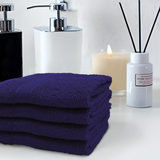 BYFT Daffodil Cotton Towel Navy Blue Luxury - Soft, Absorbent, Quick-Dry, 500 GSM Bath Towel Set