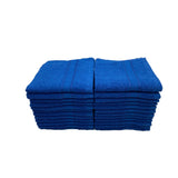 BYFT Daffodil Cotton Towel Royal Blue Luxury - Soft, Absorbent, Quick-Dry, 500 GSM Bath Towel Set