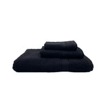 BYFT Daffodil Cotton Towel Black Luxury - Soft, Absorbent, Quick-Dry, 500 GSM Bath Towel Set