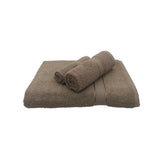 BYFT Daffodil Cotton Towel Dark Beige Luxury - Soft, Absorbent, Quick-Dry, 500 GSM Bath Towel Set