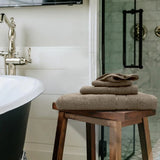 BYFT Daffodil Cotton Towel Dark Beige Luxury - Soft, Absorbent, Quick-Dry, 500 GSM Bath Towel Set
