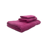 BYFT Daffodil Cotton Towel Fuchsia Pink Luxury - Soft, Absorbent, Quick-Dry, 500 GSM Bath Towel Set