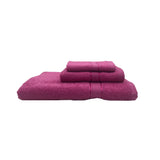 BYFT Daffodil Cotton Towel Fuchsia Pink Luxury - Soft, Absorbent, Quick-Dry, 500 GSM Bath Towel Set