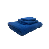 BYFT Daffodil Cotton Towel Royal Blue Luxury - Soft, Absorbent, Quick-Dry, 500 GSM Bath Towel Set