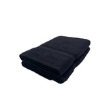 BYFT Daffodil Cotton Towel Black Luxury - Soft, Absorbent, Quick-Dry, 500 GSM Bath Towel Set