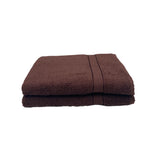 BYFT Daffodil Cotton Towel Brown Luxury - Soft, Absorbent, Quick-Dry, 500 GSM Bath Towel Set